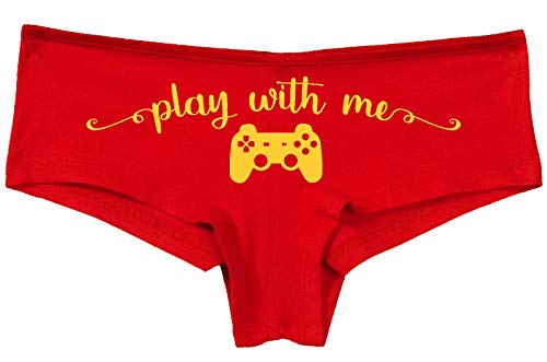 Knaughty Knickers Play With Me Video Game Sexy Gamer Girl Cute Pink panties  hot at  Women's Clothing store