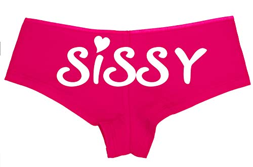 Knaughty Knickers Sissy Boyshort Panty Fetish DMLB slut Cuckold Pink Boyshort