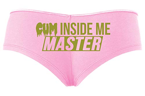 Knaughty Knickers Cum Inside Me Master Give Me Creampie Baby Pink Slutty Panties