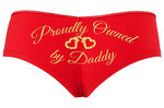 Knaughty Knickers BDSM DDLG Proudly Owned by Daddy Boyshort For Baby Girl Princess