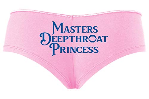 Knaughty Knickers Masters Deepthroat Princess Oral Sex Baby Pink Slutty Panties