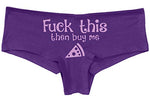 Knaughty Knickers - Spank This Ass Then Buy Me Pizza Boy Short Underwear - Okay Then Pizza Boyshort Panties