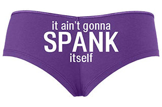 Knaughty Knickers - It Ain't Gonna Spank Itself Boy Short Panties - It Aint Gonna Spank Boyshort Underwear