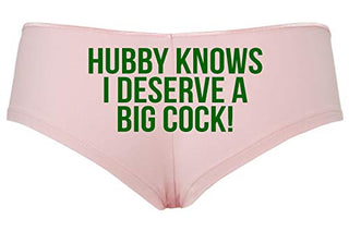 Knaughty Knickers Hubby Knows I Deserve A Big Cock Shared Hot Wife Panties