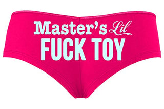 Knaughty Knickers Masters Little Fuck Toy Piece Of Ass Hot Pink Slutty Panties