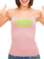 Knaughty Knickers I Like It Rough Master Give To Me Hard Pink Camisole Tank Top