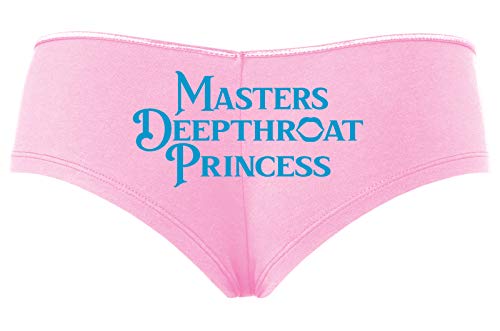 Knaughty Knickers Masters Deepthroat Princess Oral Sex Baby Pink Slutty Panties