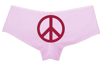 Knaughty Knickers Peace Sign CND Rave wear Underwear Love Festivals Hippy