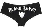 Knaughty Knickers Beard Lover For The Man In Your Life Black Boyshort Panties