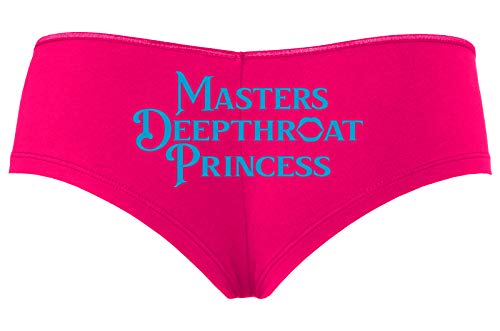 Knaughty Knickers Masters Deepthroat Princess Oral Sex Hot Pink Slutty Panties