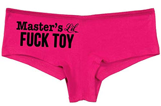 Knaughty Knickers Masters Little Fuck Toy Piece Of Ass Hot Pink Underwear