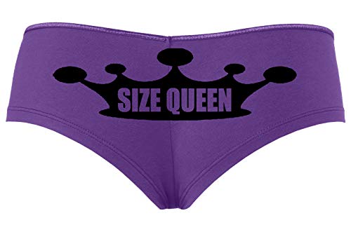 Knaughty Knickers Size Queen Of Spades Love Bbc Sexy Purple Boyshort P Cat House Riot 1893