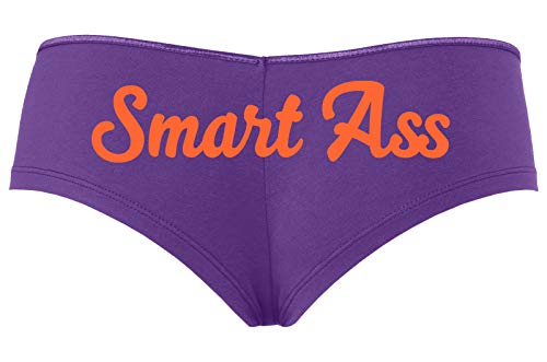 Knaughty Knickers Smart Ass Spoiled Brat Kitten DDLG Slutty Purple Boyshort