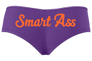 Knaughty Knickers Smart Ass Spoiled Brat Kitten DDLG Slutty Purple Boyshort