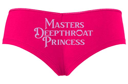 Knaughty Knickers Masters Deepthroat Princess Oral Sex Hot Pink Slutty Panties