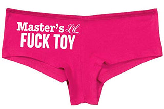 Knaughty Knickers Masters Little Fuck Toy Piece Of Ass Hot Pink Underwear