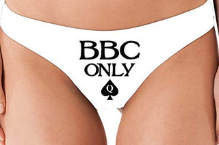 Knaughty Knickers BBC Only Queen of Spades for Big Black Cock Thong Panties