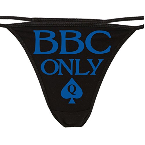 Knaughty Knickers - BBC Only Queen of Spades Thong Panties - Big Black –  Cat House Riot