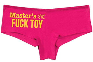 Knaughty Knickers Masters Little Fuck Toy Piece Of Ass Hot Pink Underwear