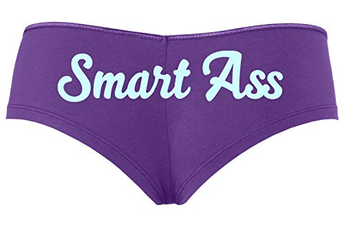 Knaughty Knickers Smart Ass Spoiled Brat Kitten DDLG Slutty Purple Boyshort