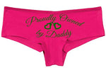 Knaughty Knickers BDSM DDLG Proudly Owned Pink Boyshort for Baby Girl Princess