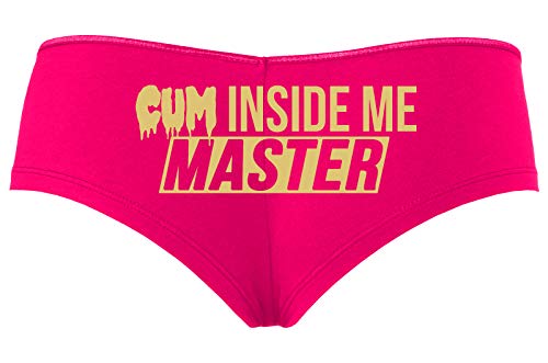 Knaughty Knickers Cum Inside Me Master Give Me Creampie Hot Pink Slutty Panties