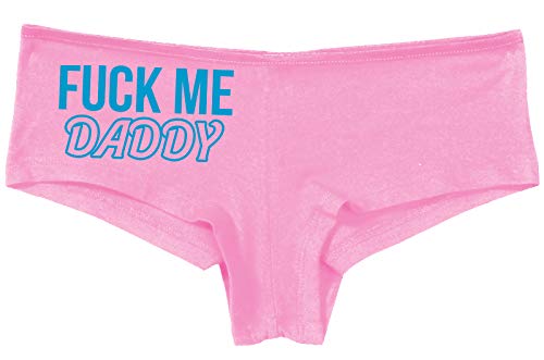 Knaughty Knickers Fuck Me Hard Daddy Pound Me Master Pink Boyshort Pan – Cat  House Riot