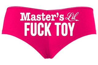 Knaughty Knickers Masters Little Fuck Toy Piece Of Ass Hot Pink Slutty Panties