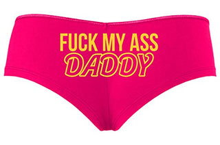 Knaughty Knickers Fuck My Ass Daddy Anal Sex Submissive Hot Pink Slutty Panties