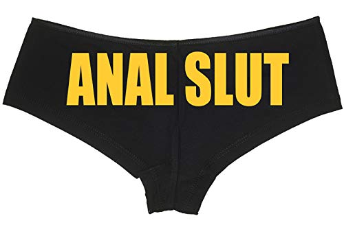 Knaughty Knickers Anal Slut Boyshort underwear sexy flirty panties rude panties