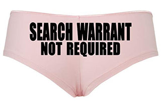 Knaughty Knickers Search Warrant Not RequiPink Police Wife Girlfriend Pink Panty