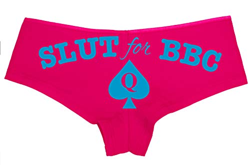 Knaughty Knickers Slut for BBC queen of spades logo tatoo panties plus size too