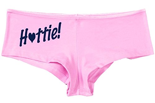 Kanughty Knickers Women's Cute Hottie Design Show Em What You Got Boyshort Soft Pink