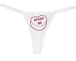 Knaughty Knickers Women's Spank Me BDSM Valentines Candy Thong