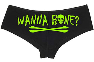 Wanna Bone? • Boyshorts • Black