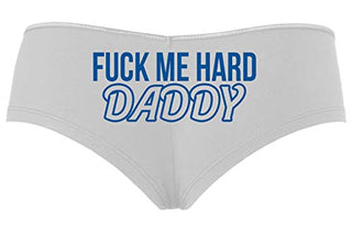 Knaughty Knickers Fuck Me Hard Daddy Pound Me Master Slutty White Boyshort