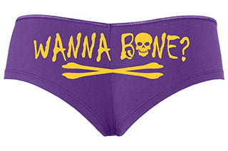 Wanna Bone? • Boyshorts • Purple