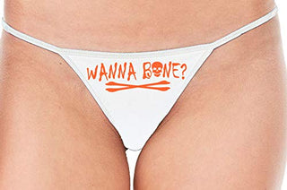 Wanna Bone? • String Thong • White