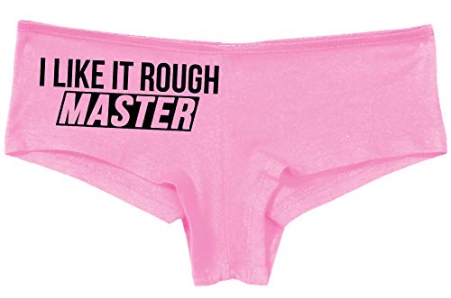 Knaughty Knickers I Like It Rough Master Give To Me Hard Pink Boyshort Panties