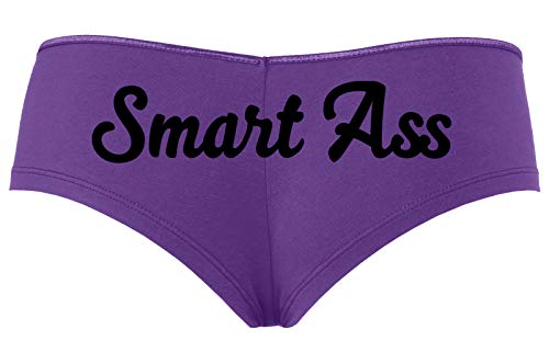 Knaughty Knickers Smart Ass Spoiled Brat Kitten DDLG Slutty Purple Boyshort