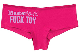 Knaughty Knickers Masters Little Fuck Toy Piece Of Ass Hot Pink Underwear