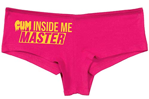 Knaughty Knickers Cum Inside Me Master Give Me Creampie Hot Pink Underwear