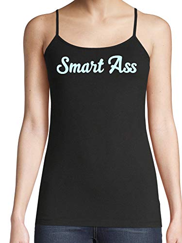 Knaughty Knickers Smart Ass Spoiled Brat Kitten DDLG Black Camisole Tank Top