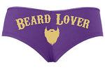 Knaughty Knickers Beard Lover For The Man In Your Life Slutty Purple Boyshort