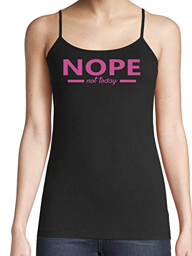 Knaughty Knickers Nope Not Today No Sex Cuck Hubby Black Camisole Tank Top