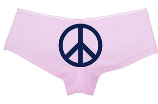 Knaughty Knickers Peace Sign CND Rave wear Underwear Love Festivals Hippy