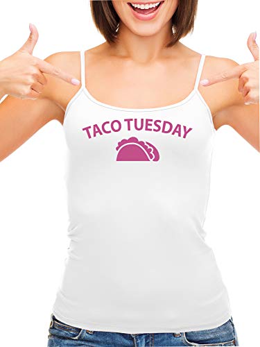 Knaughty Knickers Eat My Taco Tuesday Lick Me Oral Sex White Camisole Tank Top