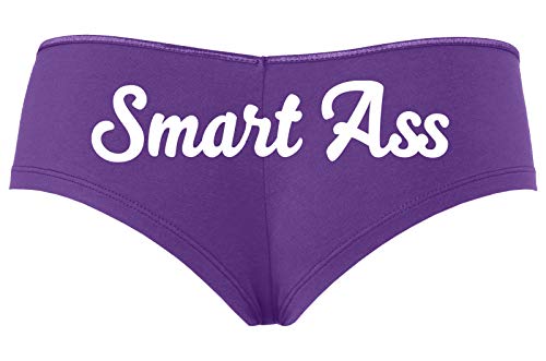 Knaughty Knickers Smart Ass Spoiled Brat Kitten DDLG Slutty Purple Boyshort