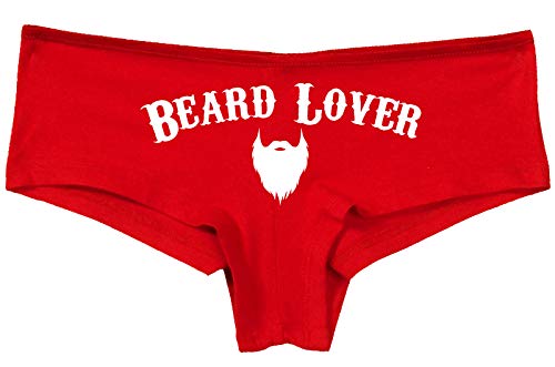 Knaughty Knickers Beard Lover For The Man In Your Life Slutty Red Panties