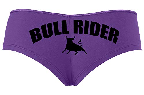Knaughty Knickers Bull Rider Size Queen of Spades BBC Lover hot Wife Purple Undies